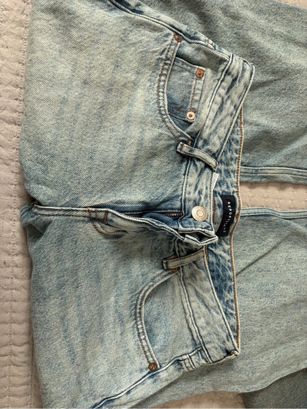 Aeropostale Light Blue Washed Denim Jeans